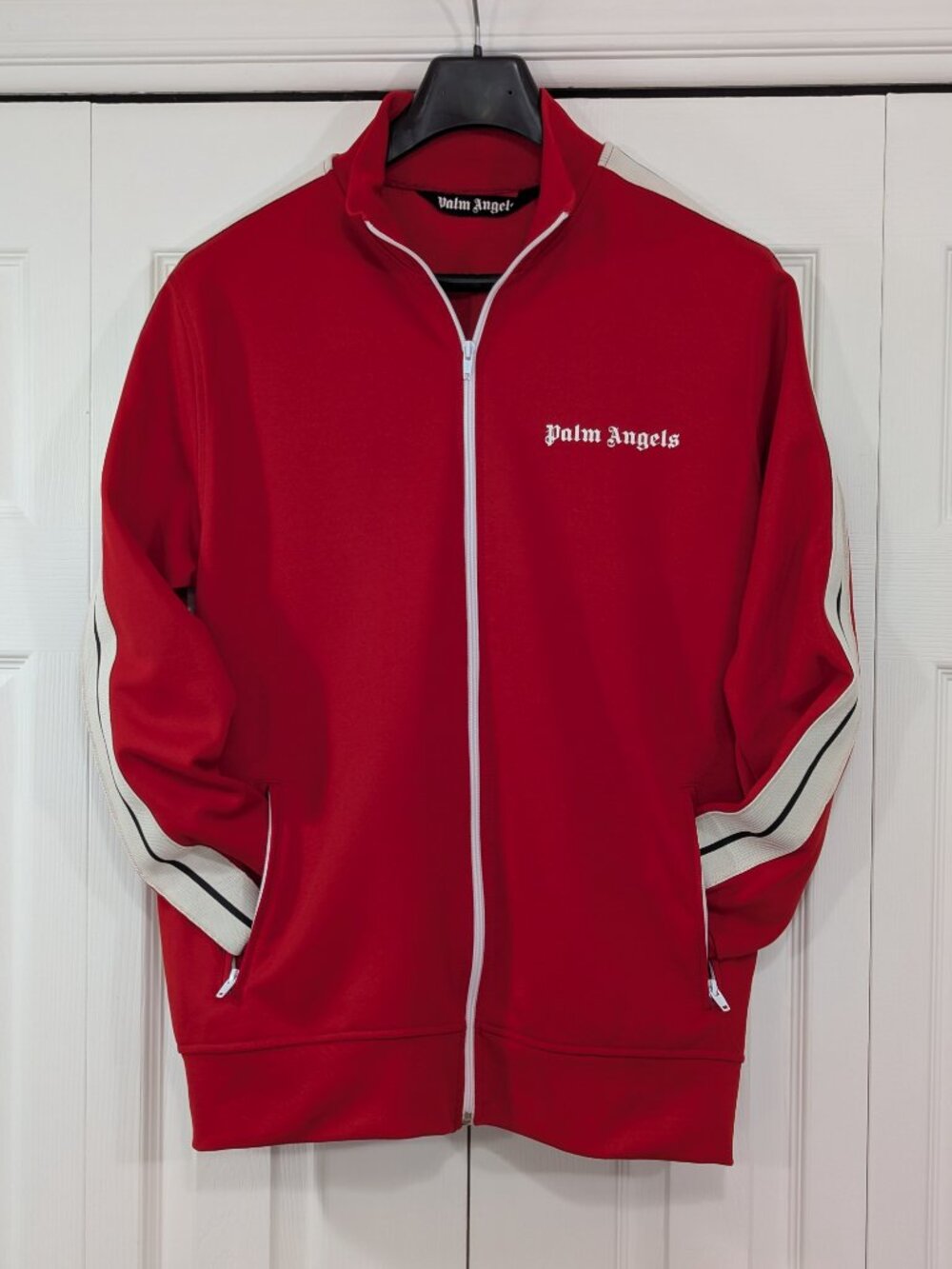 Palm Angels Red Classic Track Jacket